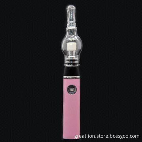 Glass globe wax herb vaporizer, wholesale glass wax e-cig wax vaporizer